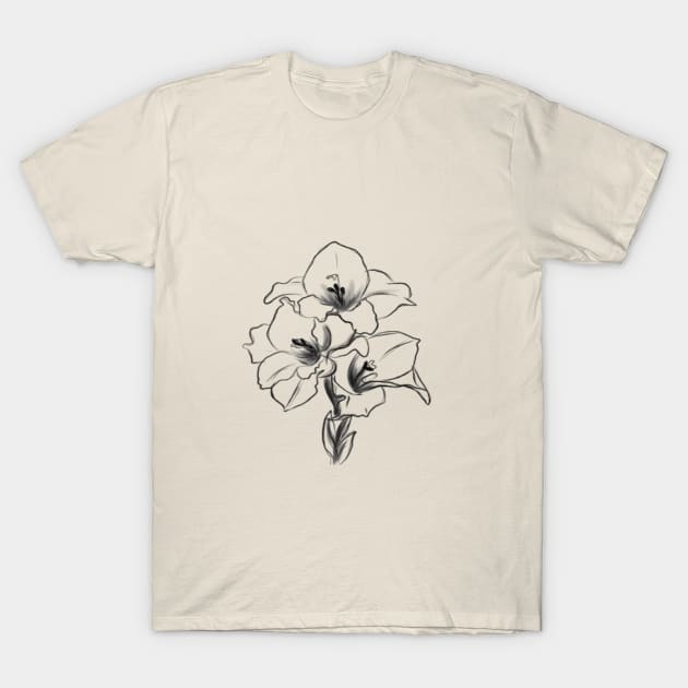 Gladiolus T-Shirt by MissyMoo